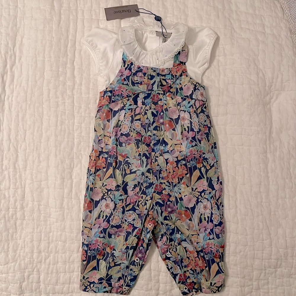 Fleurisse boutique baby outfit NWT